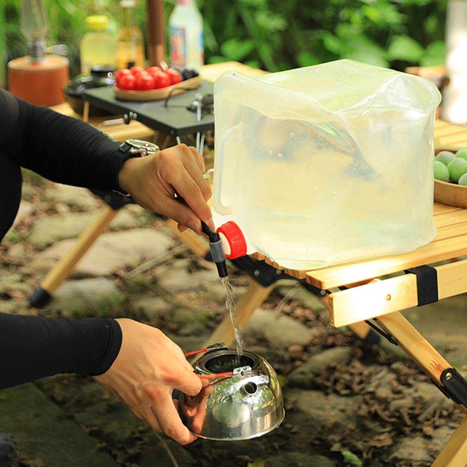 Collapsible Water Container Bucket Portable Water Tank Foldable Water Cube Storage Carrier Folding Water Bag for Bath Hiking