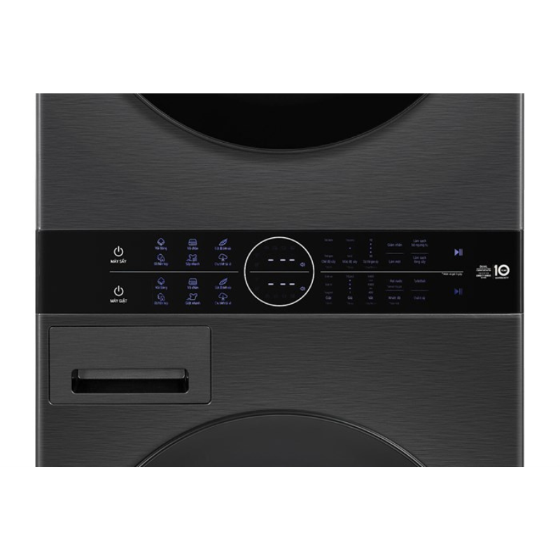 Tháp giặt sấy LG giặt 14kg sấy 10 kg WT1410NHB - Hàng Chính Hãng - Mới 100%