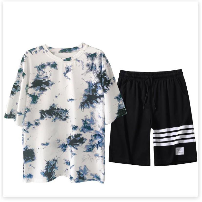 SET BỘ ĐỒ THỂ THAO HOẠ TIẾT LOANG MÀU