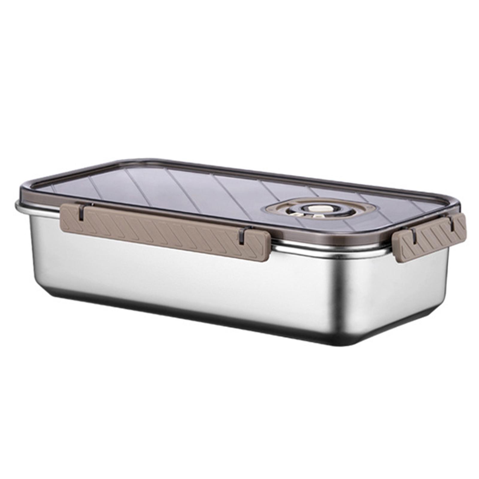 Stainless Steel Food Storage Box Food Bento Box for Storage Household Pantry