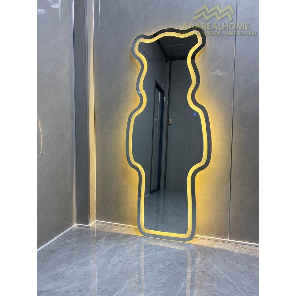 80x180cm Gương soi chú gấu đèn led AAArealhome G1 Gương soi toàn thân đèn led cảm ứng BearBrick Mirror