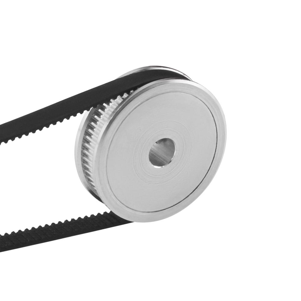 Thời gian vành đai ròng rọc GT2 60 răng 20 Chiều rộng răng 6 ID 5/8 Cao 16 giảm 3: 1/1: 3 Bộ cho máy in 3D Chiều rộng 6 mm Bore 5 mm 8 mm