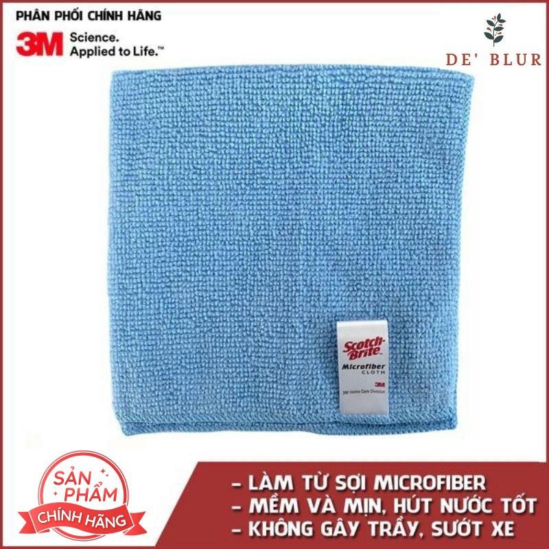 Khăn Lau Xe Ô Tô Chuyên Dụng Đa Năng Chống Trầy Xước 3M SCotch Brite 30x30cm - Gói 1 Cái