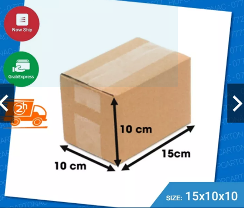 Combo 50 hộp carton Juno Sofa KT 15x10x10, hộp đóng hàng