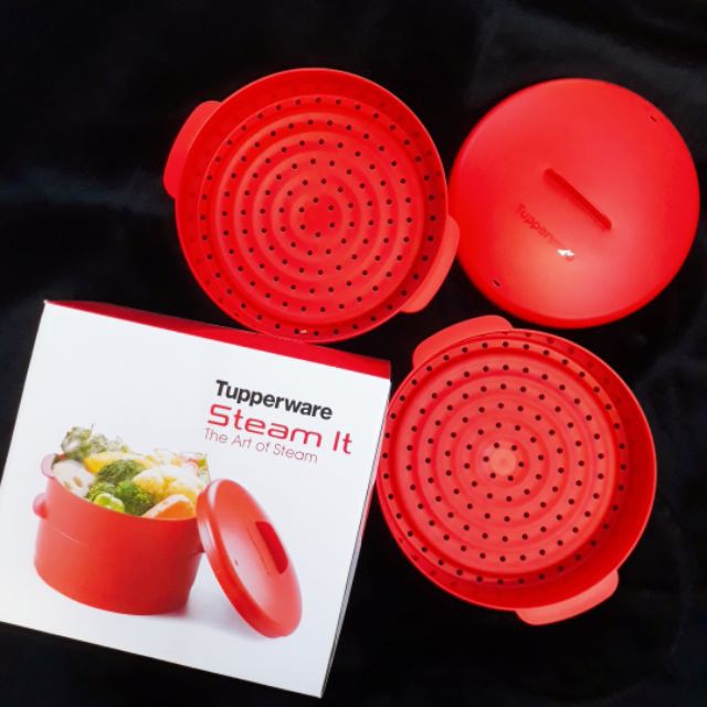 Hình ảnh Xửng hấp Tupperware 2 Tầng Steam It - Hàng Chính Hãng