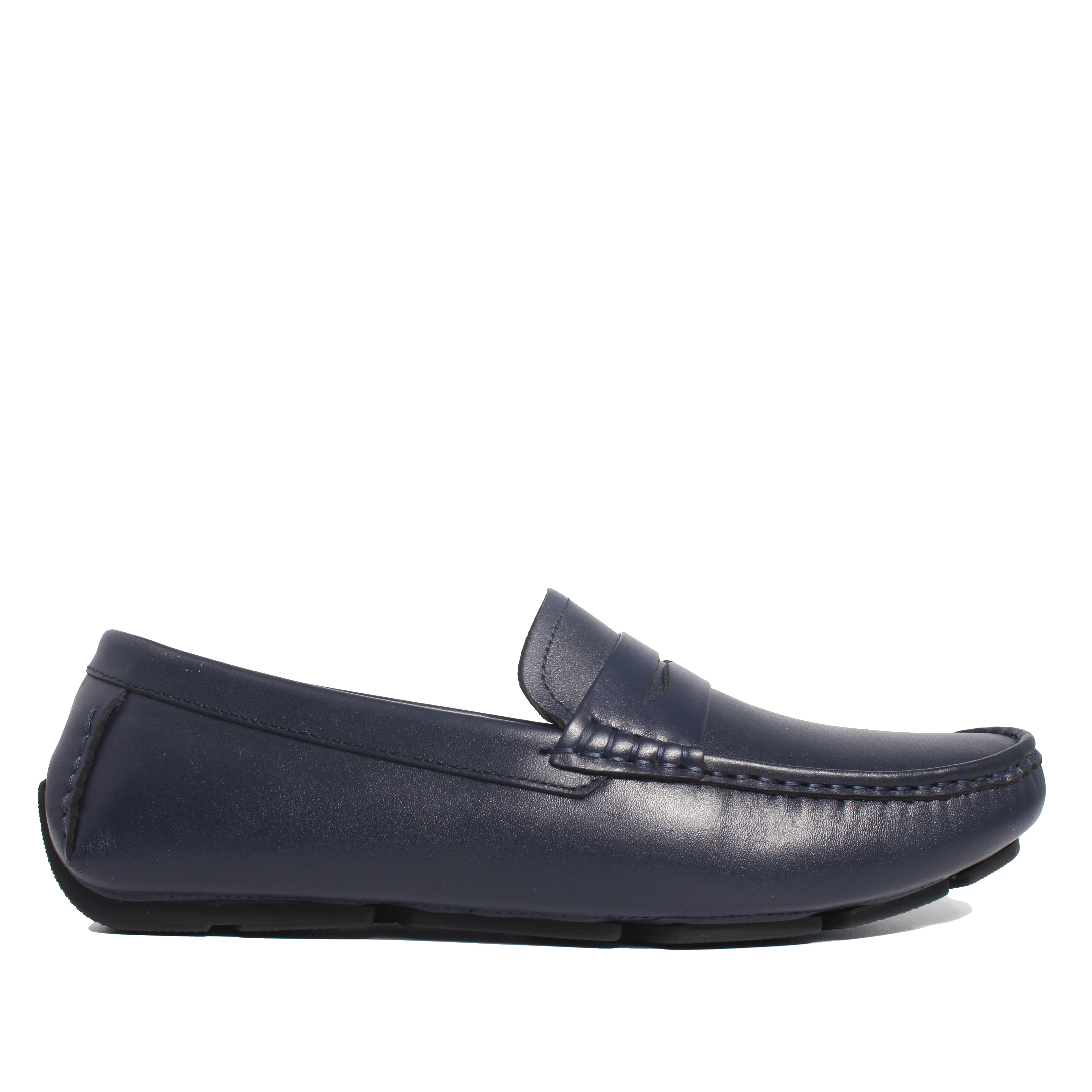 Giày MICHILUX Da Bò Thật Chính Hãng Penny Moccasin CIEMS Màu Xanh Navy