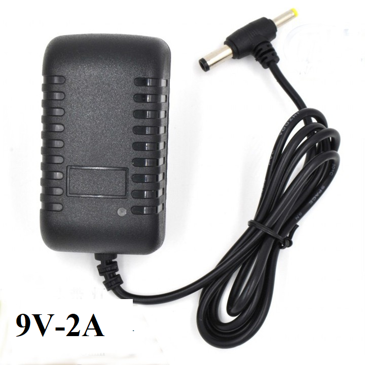 Nguồn Adapter 5V 9V 12V - 2A cho loa kéo, camera, tivi box - chân cắm 5.5mm và 4mm