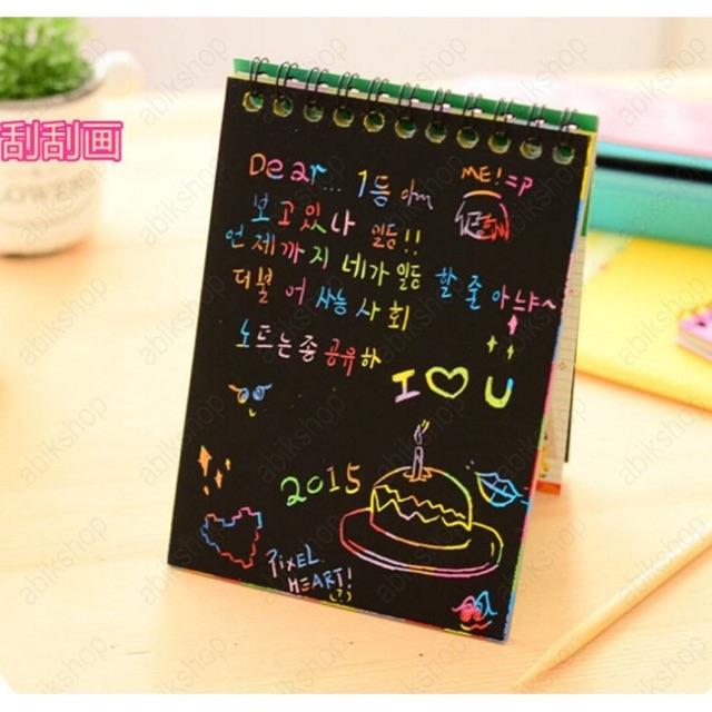 Sổ tay ma thuật Scratch note cực kỳ cute và độc lạ