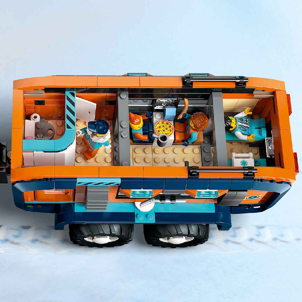 LEGO CITY 60471 Đồ Chơi Lắp Ráp Xe Thí Nghiệm Khám Phá Bắc Cực (1064 chi tiết)