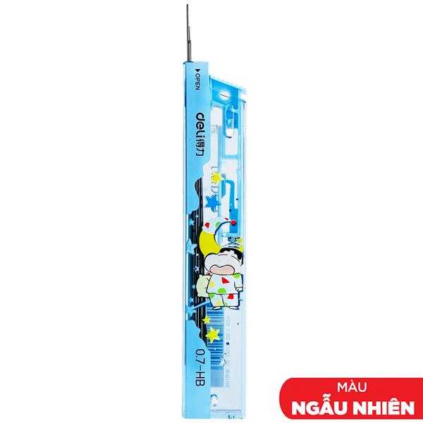 Ruột Chì Kim Shin 0.7 mm - Deli LB009 (20pcs x 90mm) (Màu Hộp Giao Ngẫu Nhiên)