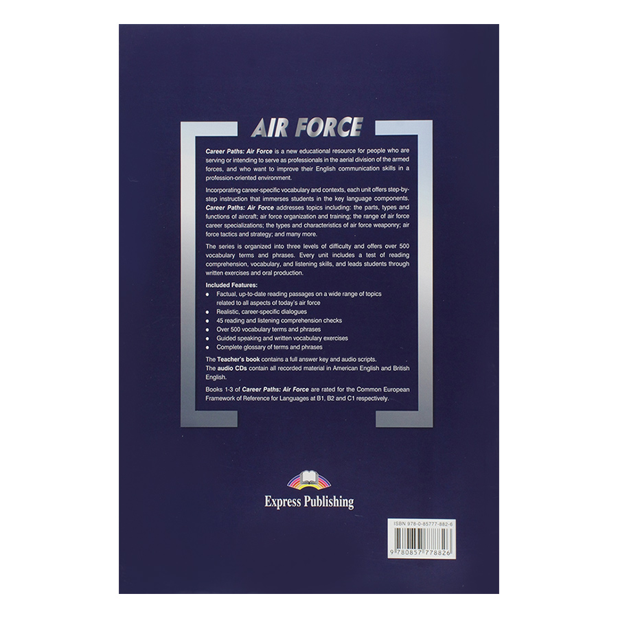 [Hàng thanh lý miễn đổi trả] Career Paths Air Force (Esp) Student's Book With Crossplatform Application