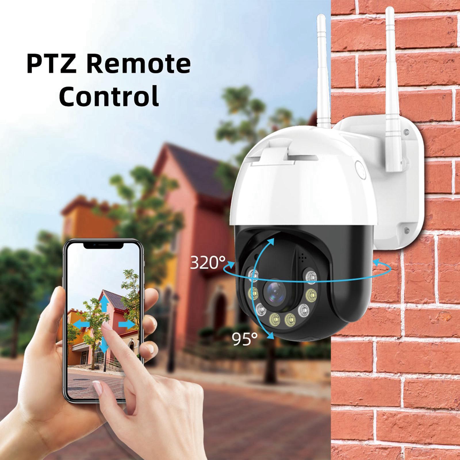 Q7 Security Pan/Tilt Outdoor Speed 3MP PTZ Wireless IP Wifi Camera Waterproof IP66 1296P Network Surveillance Remote Viewing