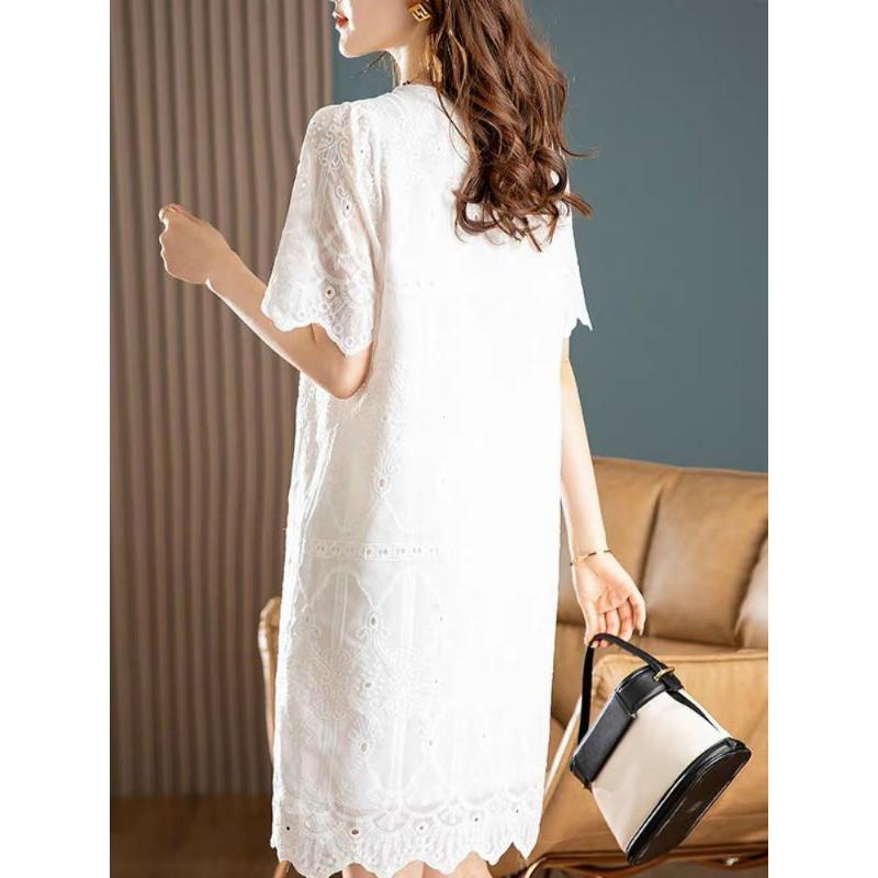 ĐẦM SUÔNG REN CỔ KẾT ĐÁ