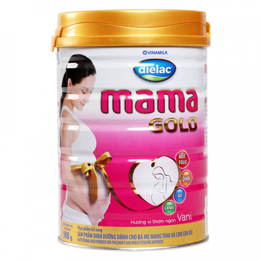 Sữa bột Vinamilk Dielac MaMa Gold hương Vani lon 900g