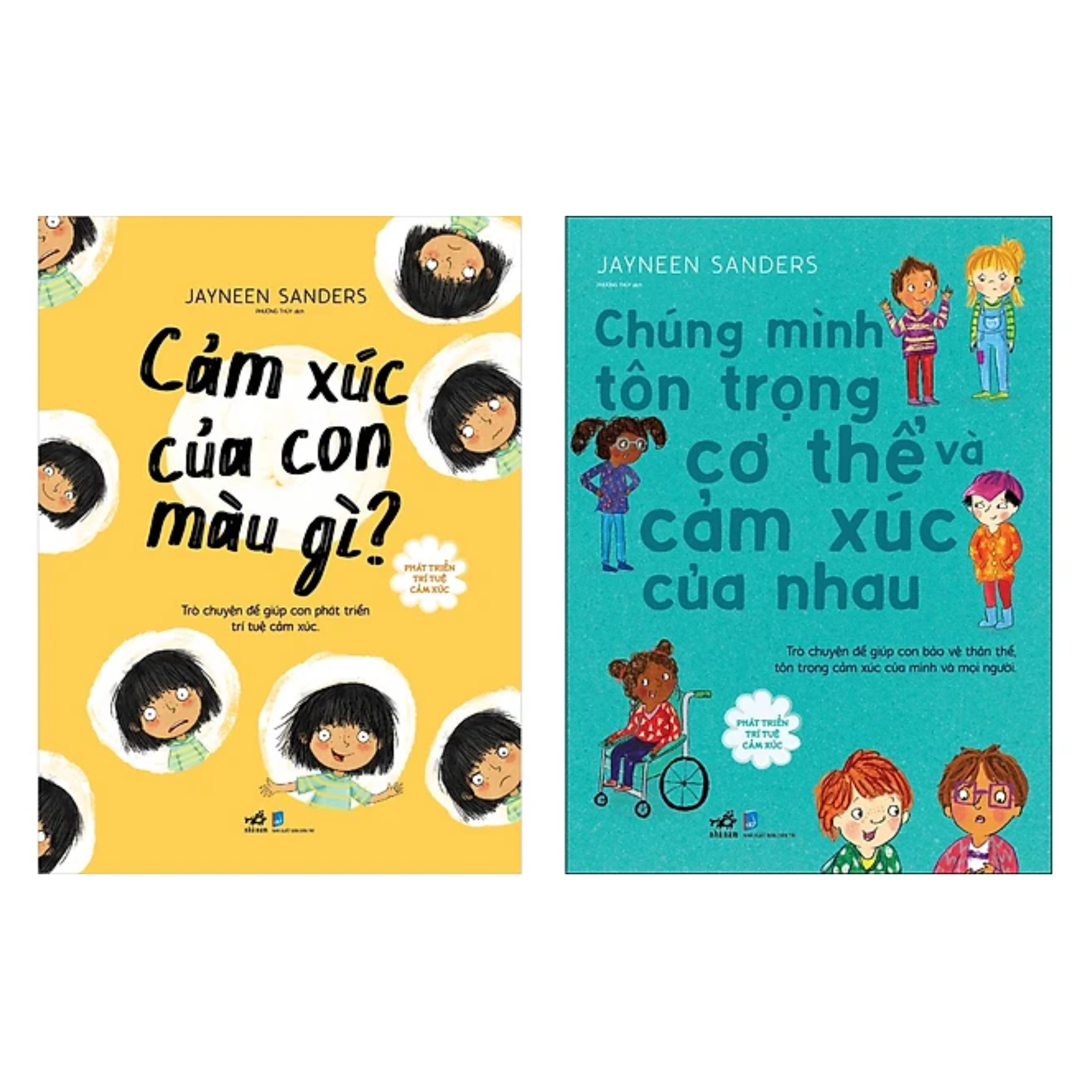 Hình ảnh Combo 2 Cuốn Phát Triển Trí Tuệ Cảm Xúc: Cảm Xúc Của Con Màu Gì + Chúng Mình Tôn Trọng Cơ Thể Và Cảm Xúc Của Nhau