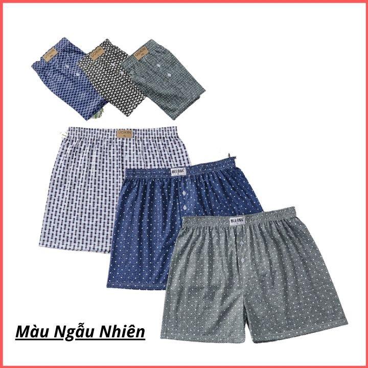 Quần Đùi Nam Quần Ngủ Nam Chất Cotton Siêu Mềm Mát Mịn Thoáng Mát Mặc Thoải Mái