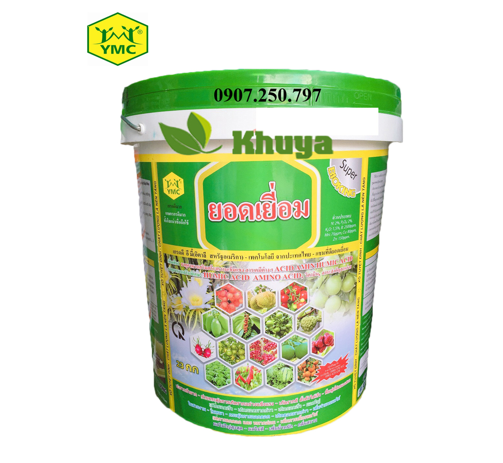 Phân bón xô Tuyệt Đỉnh Thái YMC AV14 loại 23kg Phát triển rễ - Xanh Dày lá - Ra hoa Đậu trái