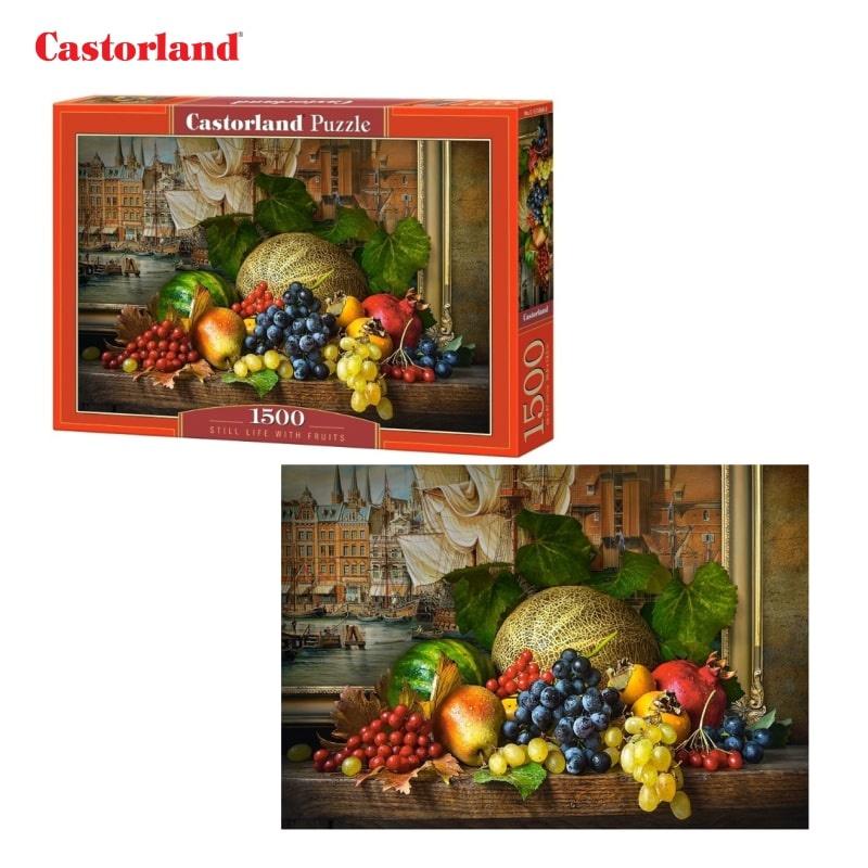 Xếp hình puzzle Still Life with Fruits 1500 mảnh Castroland C151868