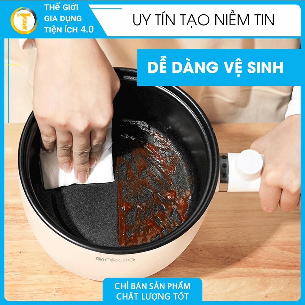 Nồi Lẩu Điện Mini Đa Năng Mới Nhất Có Thể Lẩu, Nướng, Chiên, Xào Thiết Kế Sang Trọng