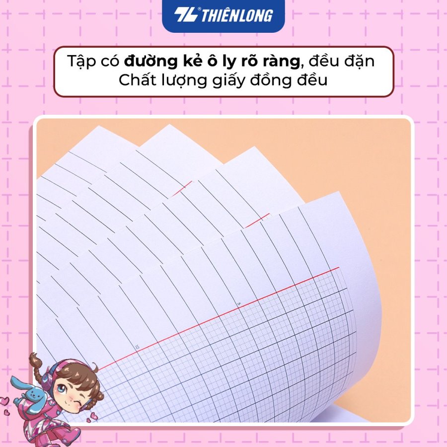 (Mua 10 Cuốn Tặng 3 Cuốn) Tập Chống Lem 96Tr ĐL120 4 Ô Ly NB-121/Ak