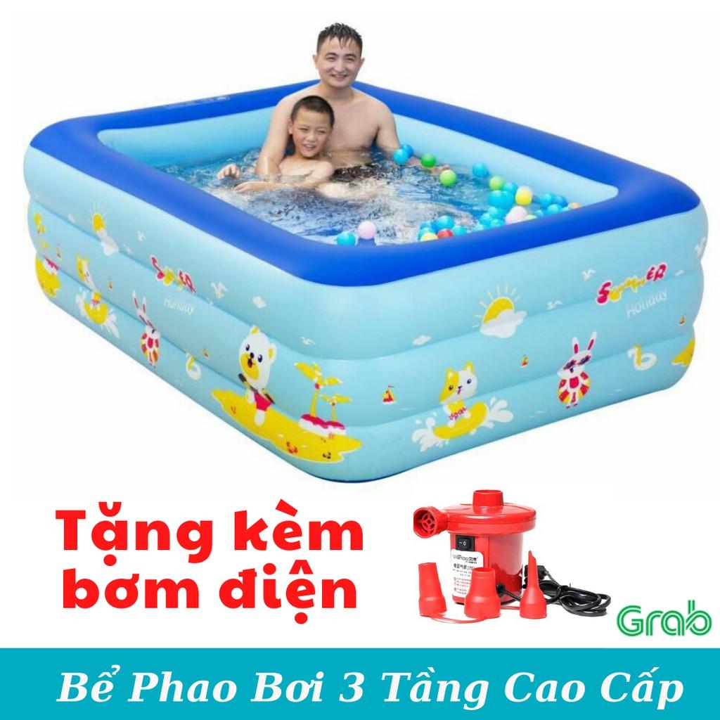 Bể Bơi Cho Bé, Bể Bơi Phao Bơm Hơi Tại Nhà Chống Trượt An Toàn Cho Bé, Lựa Chọn Bộ Quà Tặng Siêu Hấp Dẫn, Hàng Loại 1