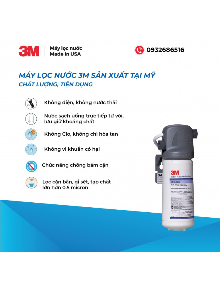 MÁY LỌC NƯỚC 3M BREW110MS