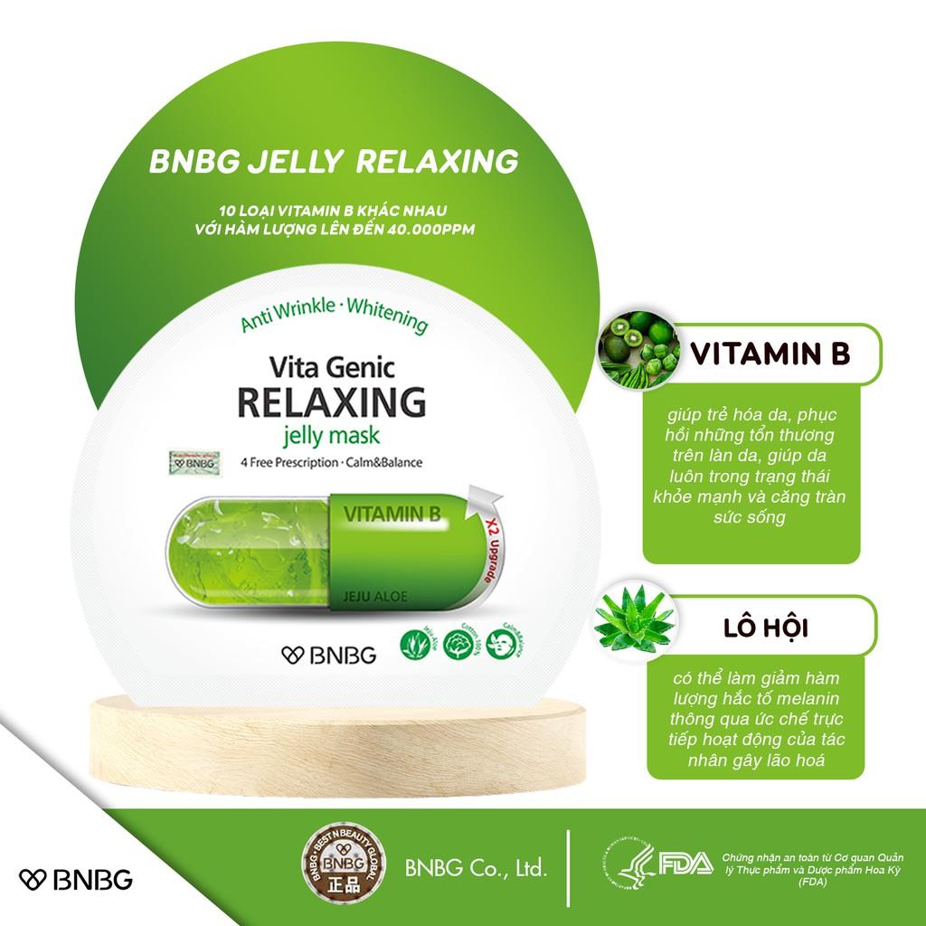 Mặt nạ dưỡng da giúp thư giãn và phục hồi da BNBG Vita Genic Relaxing Jelly Mask 30ml