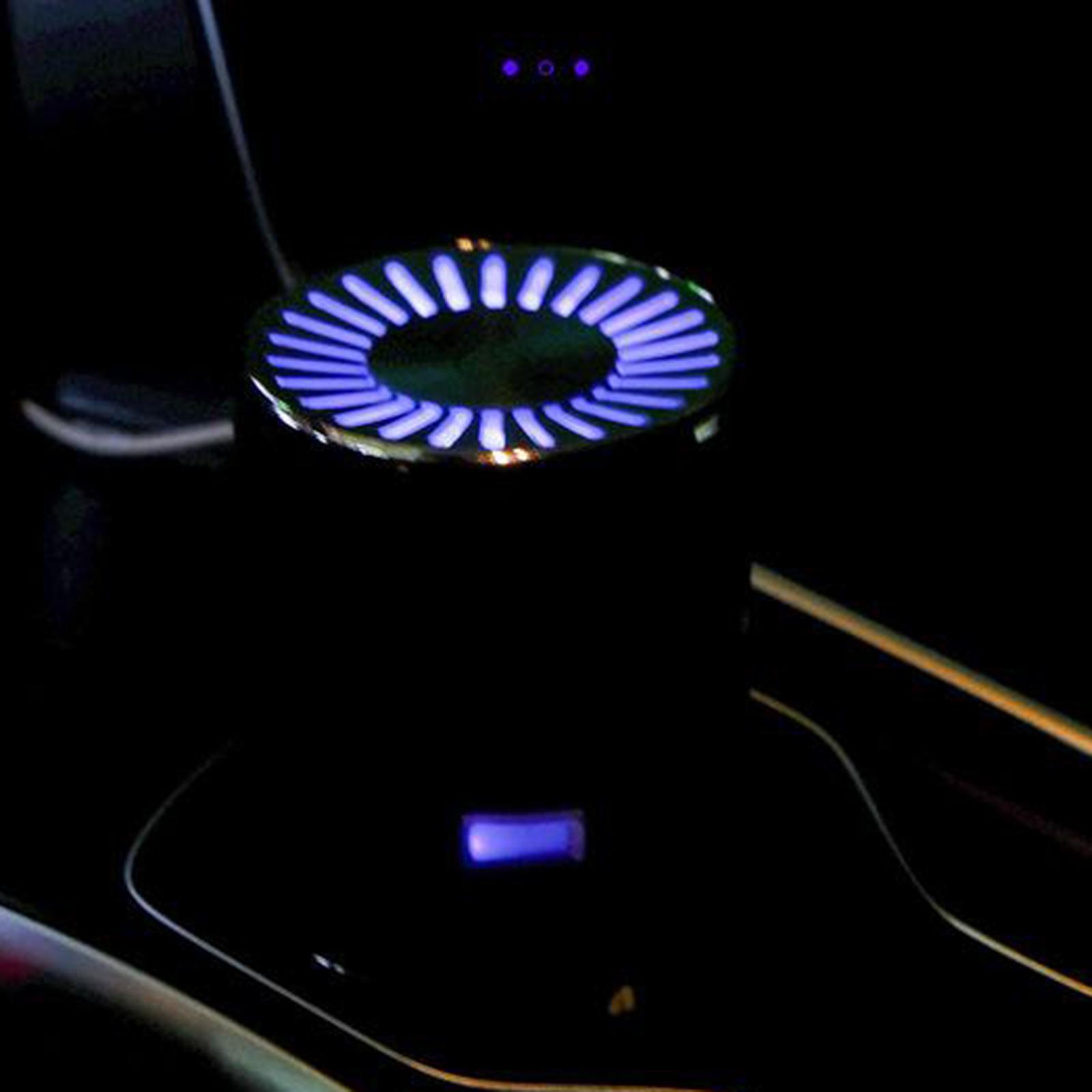 Mini Air Purifier for Home, USB Plug in Portable Desktop Air Cleaner with Night Light, Low Noise Small Air Purifier