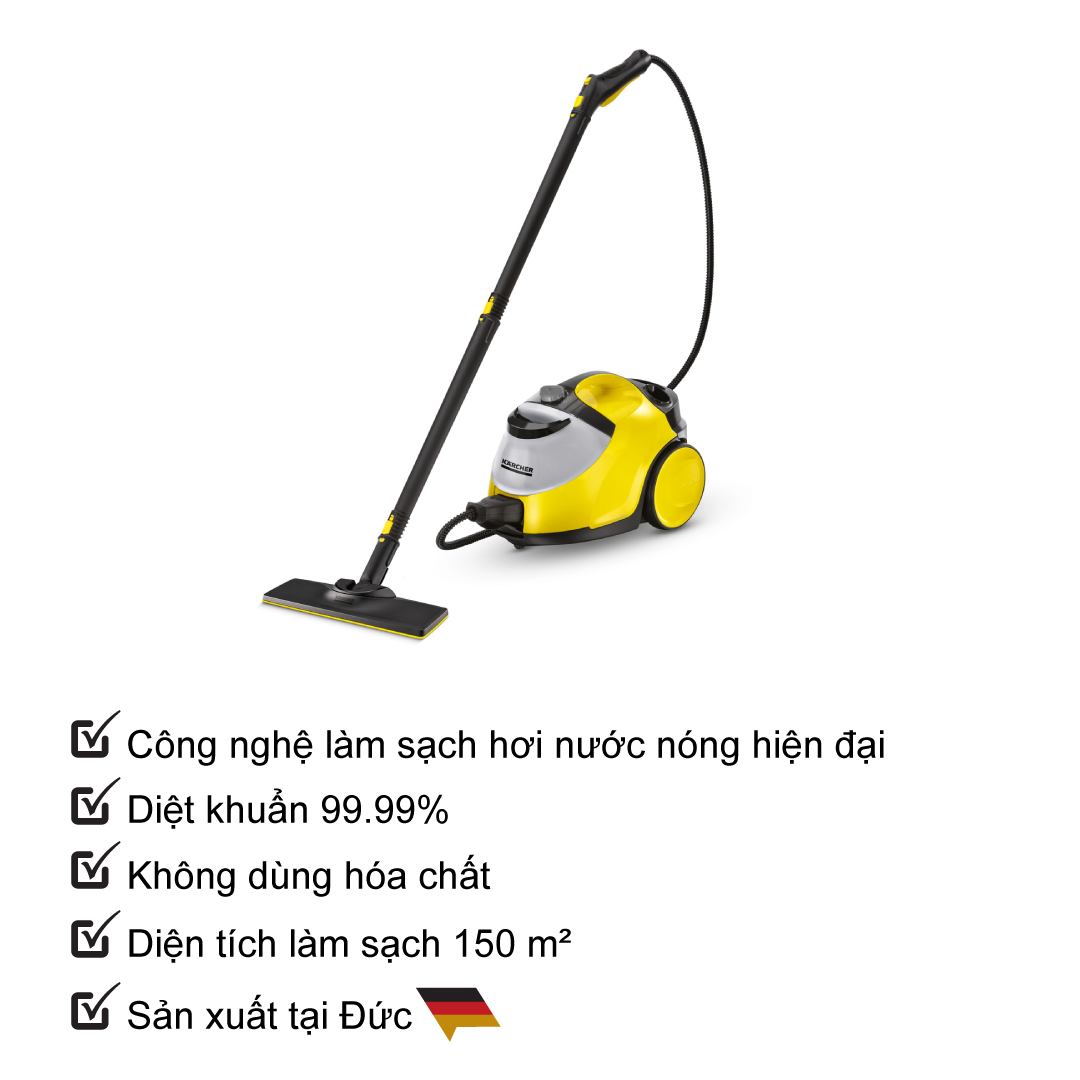 Máy làm sạch bằng hơi nước Karcher SC 5 Easyfix EU