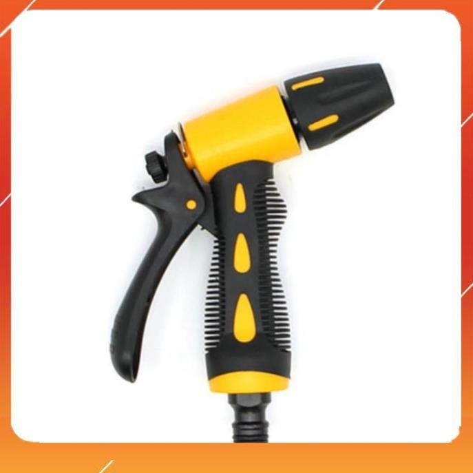 Bộ dây vòi xịt bơm nước tưới rửa , tăng áp 3 lần, loại 20m 206319 đầu đồng, cút đồng+ đai