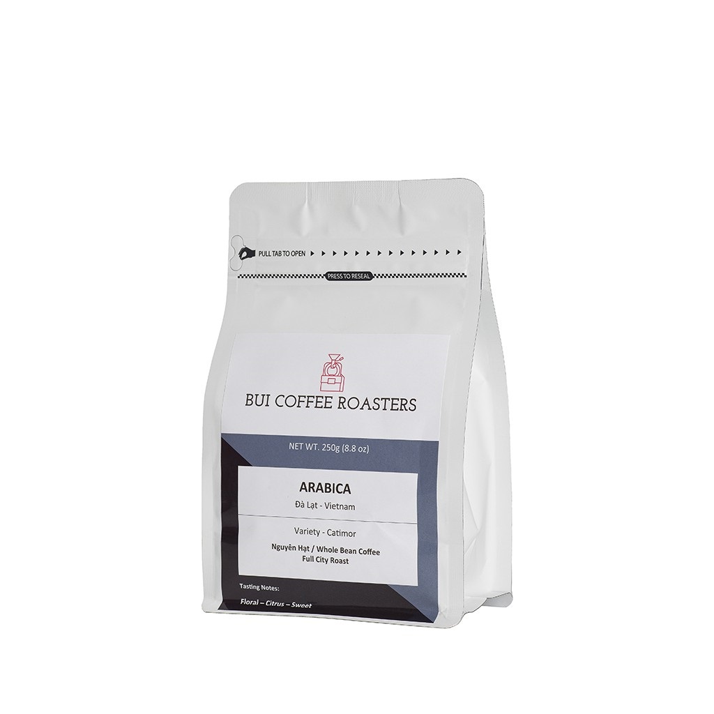 Cà Phê Arabica - Bui Coffee Roasters 250g (Nguyên Hạt)