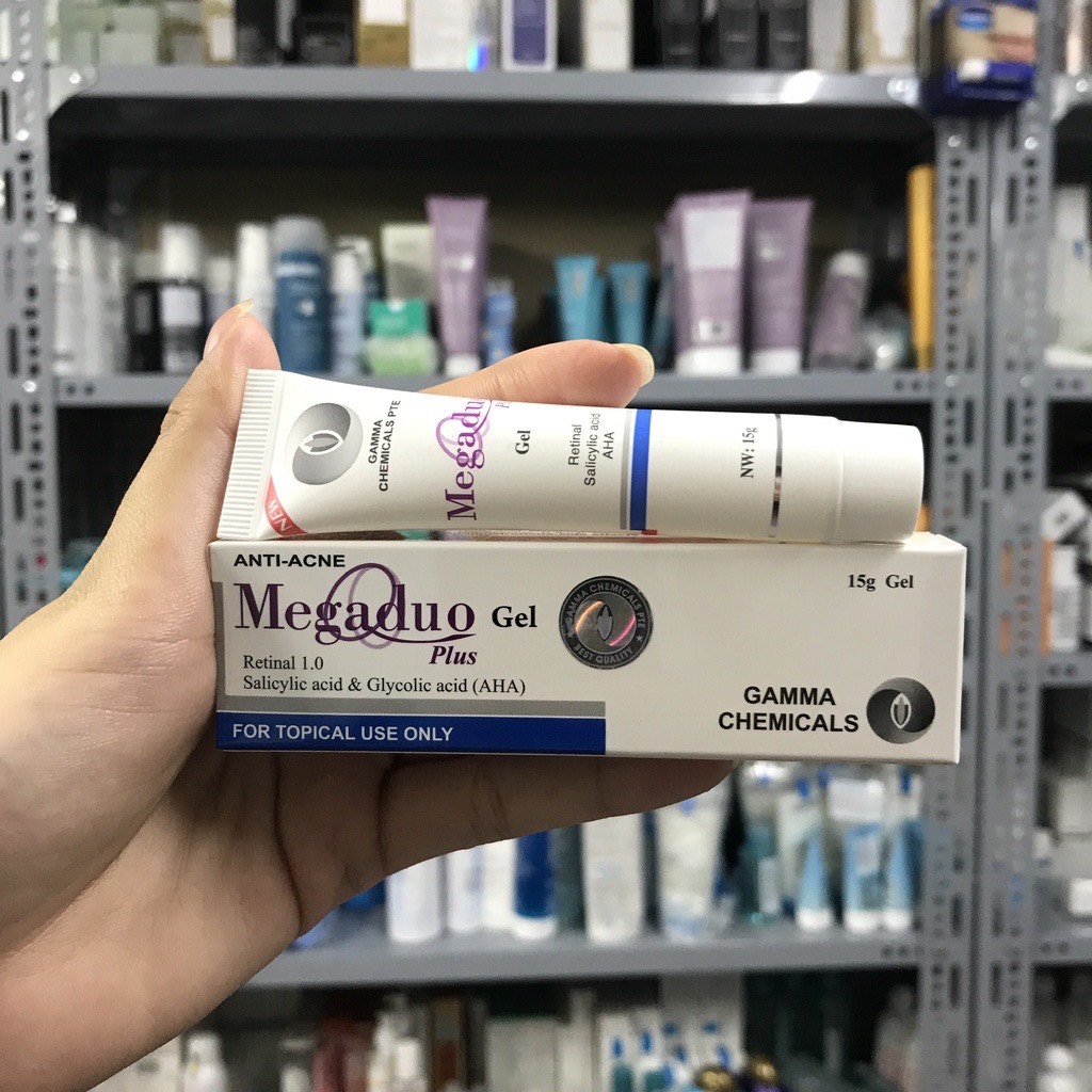 MEGADUO PLUS Retinal - Gel Mega Duo + giảm mụn, giảm thâm, dưỡng da, mờ sẹo 15g