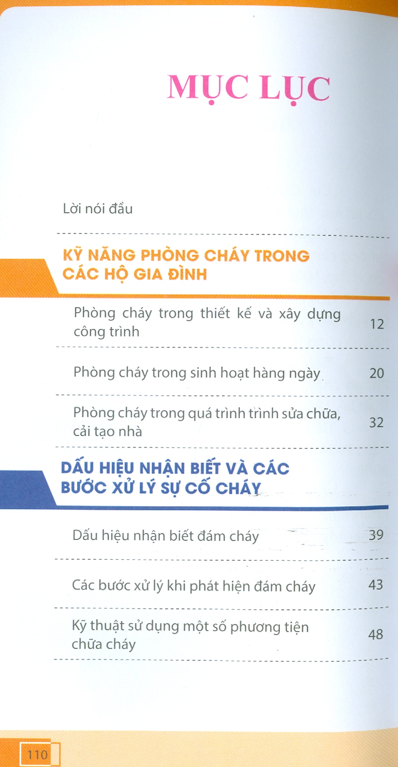 Cháy – Kỹ năng phòng và Thoát nạn