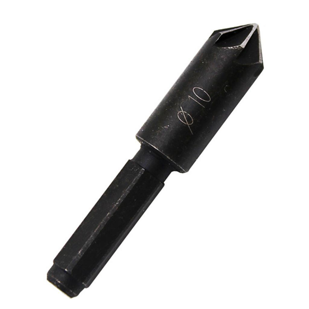2Pcs Chamfering Cutter Drill Bit Cutting Tool Seven-edged Cutter