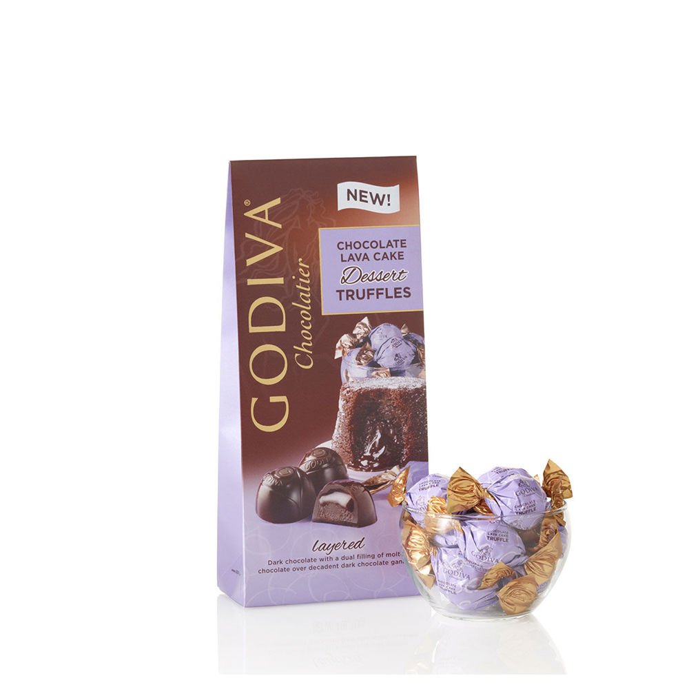 Chocolate GODIVA ngon nhất thế giới Truffles : Túi 19 cái 204g vị Wrapped Chocolate Lava Cake