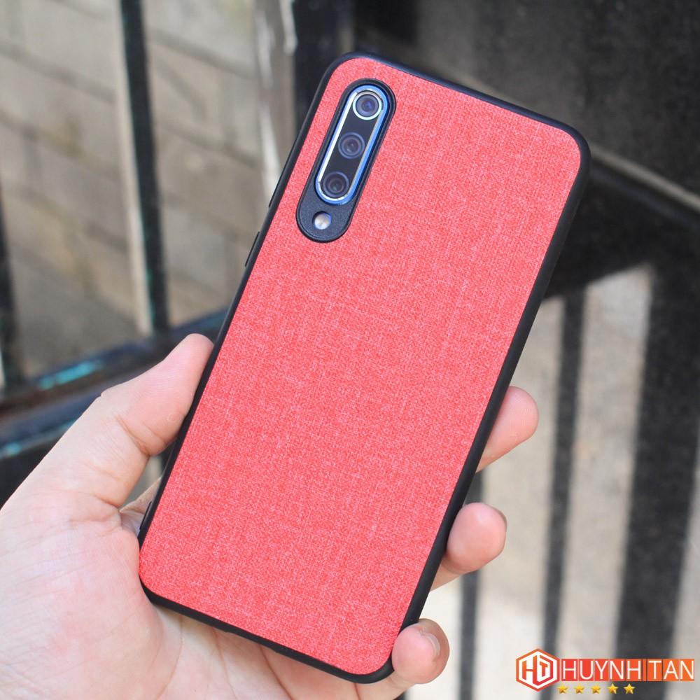 Ốp lưng Mi 9, Mi 9 SE vân vải Jean chống bám vân tay
