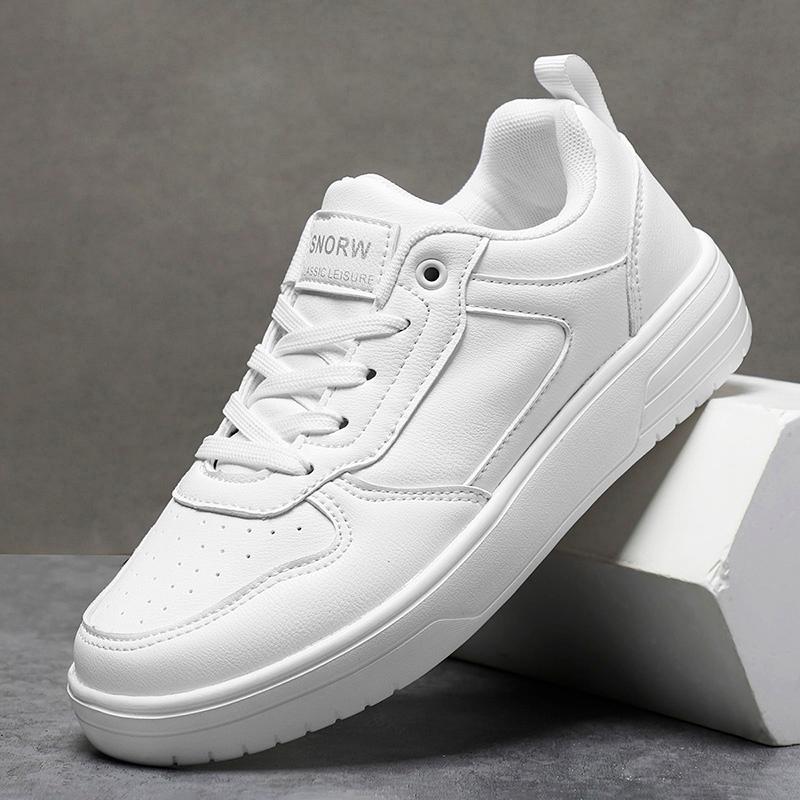 Giày da nam PU Sneakers Xu hướng chạy giày Ý Khỉ nam Khí quái Không trượt giày nam Color: Black Shoe Size: 42