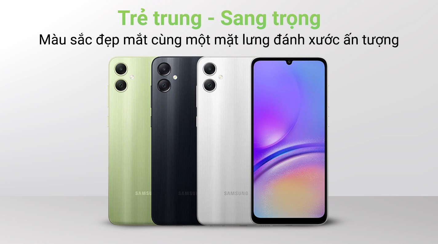 Điện Thoại Samsung Galaxy A05 - Hàng Chính Hãng