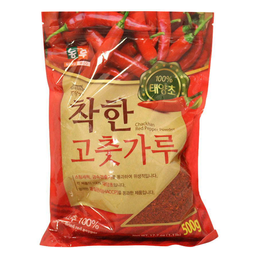 Bột ớt Nhập Khẩu Hàn Quốc Nongwoo (500g)