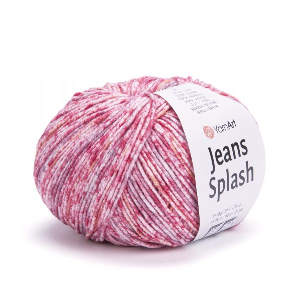 Len Jeans Splash nhập khẩu từ Yarnart, đan móc áo, váy, khăn, đầm