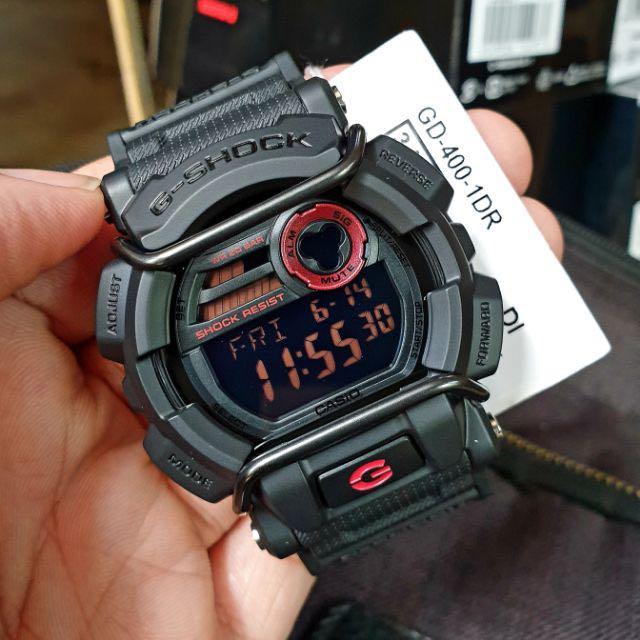 Đồng Hồ Nam Dây Nhựa Casio G-Shock GD-400-1DR Chính Hãng - GD-400-1