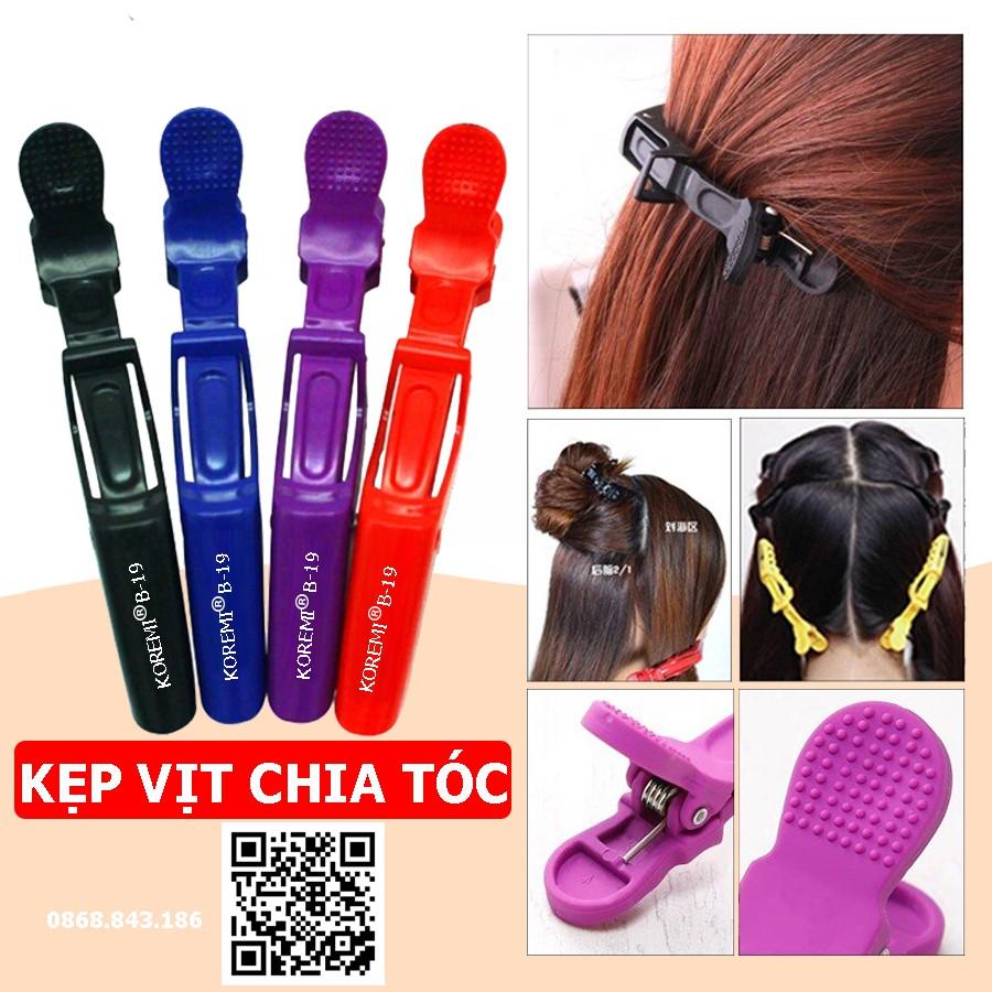 Kẹp vịt chia tóc hỗ trợ trong quá trình làm tóc