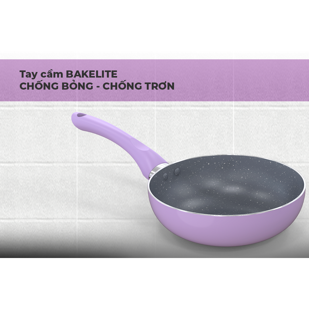 Bộ nồi chảo kèm xửng đáy từ Violet Sunhouse VI115A