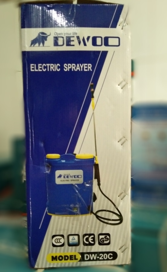 MÁY PHUN THUỐC TRỪ SÂU - BÌNH PHUN THUỐC CHẠY ĐIỆN 20 LÍT DEWOO DW-20C