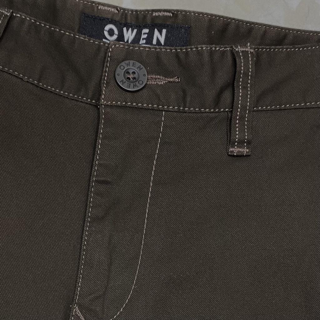 OWEN - Quần kaki Owen màu nâu đậm 81004 - Quần kaki nam