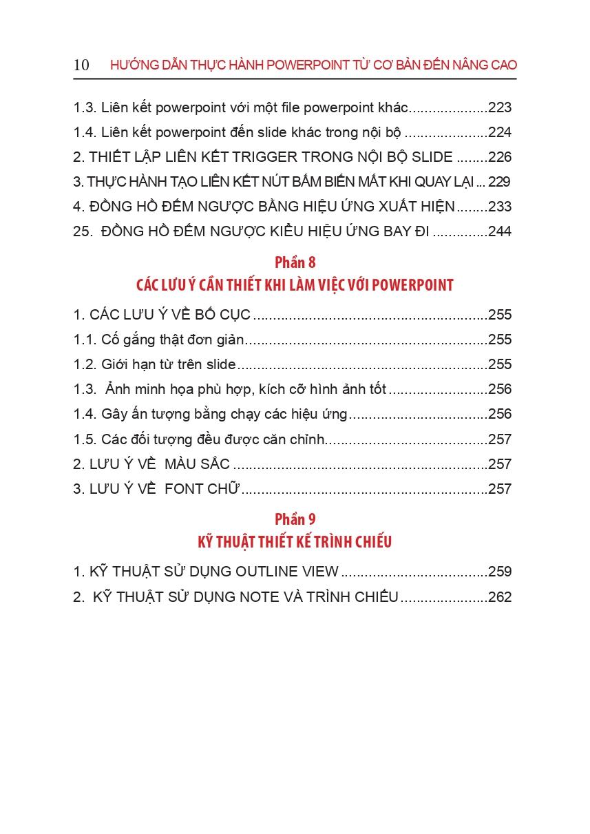 Sách - Hướng Dẫn Thực Hành Powerpoint Từ Cơ Bản Đến Nâng Cao