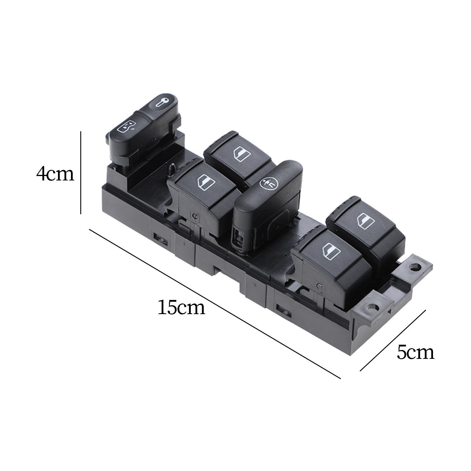 1J4959857A Electric Power Window Switch Premium Durable Spare Parts Replaces Window Switch Button Power Window Switch