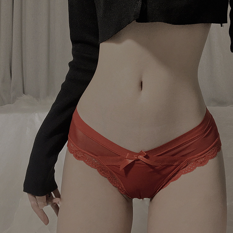 Combo 3 Quần lót ren lưới nữ gợi cảm cạp chéo sexy co giãn tốt thoải mái mát mẻ - Hàng nhập QC