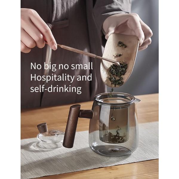 Bộ Ấm Trà 4 ly Thủy Tinh borosilicat Tea Ceremony Pot cao cấp