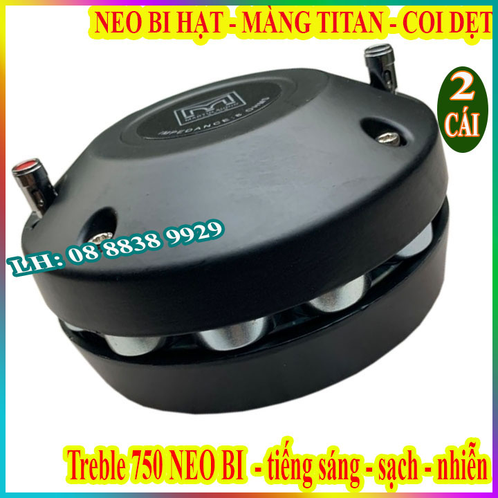 CẶP CỦ LOA TREBLE NEO BI 850 MÀNG TITAN VIỀN ĐÒNG CAO CẤP HÀNG NHẬP KHẨU - GIÁ 2 LOA